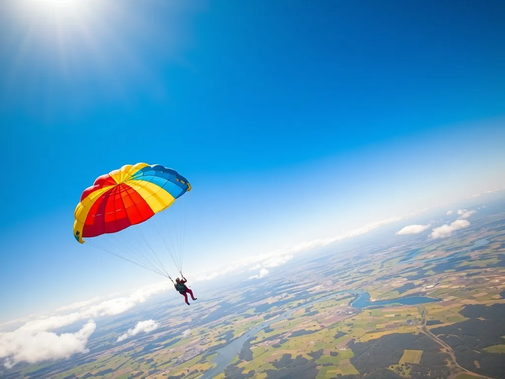 Ile trwa skok ze spadochronem?